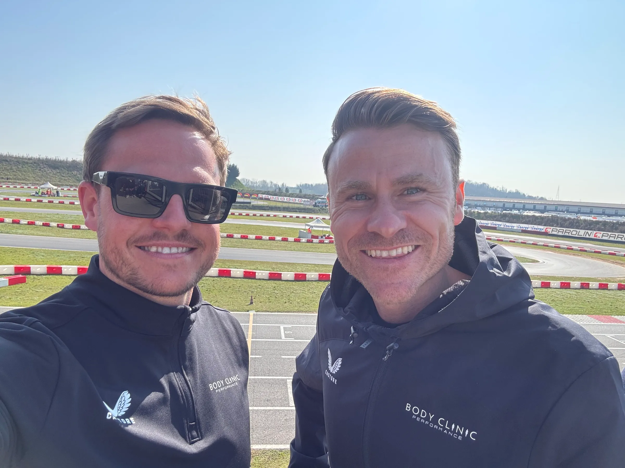 Two Body Clinic coaches at the circuit